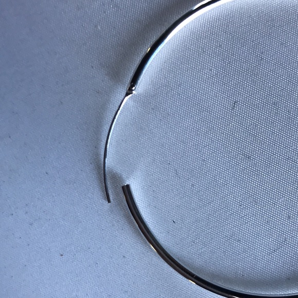 New! Silver Plated Hoop Earrings - Picture 14 of 16